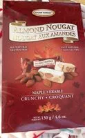 Mängden socker i Nougat aux amandes