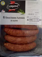 Smoked alsatian sausage or landjager