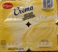 Mängden socker i Crema gusto vaniglia