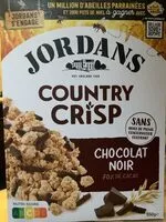 Mängden socker i COUNTRY CRISP Chocolat Noir 70%