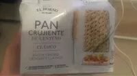 Mängden socker i PAN CRUJIENTE DE CENTENO