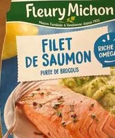 Mängden socker i Filet de saumon purée de brocolis