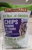 Mängden socker i Chips pomme de terre bleue