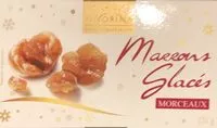 Mängden socker i Marrons glacés morceaux