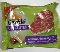 Mängden socker i Galette de mais nappage saveur caramel
