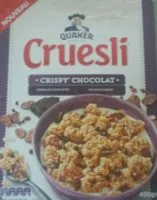 Mängden socker i Cruesli crispy chocolat