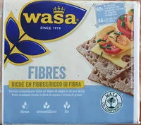 Mängden socker i Tartines croustillantes riches en fibres de seigle et de son de blé