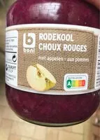 Mängden socker i Choux rouges aux pommes