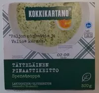 Mängden socker i Täyteläinen pinaattikeitto