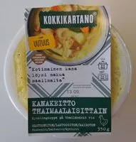 Mängden socker i Kanakeitto thaimaalaisittain