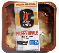 Mängden socker i Kanan Rapea Fileeviipale Mild & Crispy