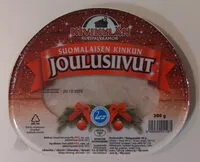 Mängden socker i Suomalaisen kinkun joulusiivut