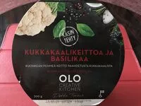 Mängden socker i Kukkakaalikeittoa ja basilikaa