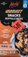 Mängden socker i Hornet Snacks Buffalo Bites