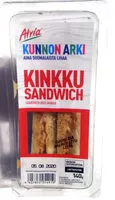 Mängden socker i Kunnon Arki Kinkkusandwich