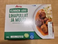 Mängden socker i Kunnon arki lihapullat ja muusi