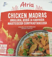 Mängden socker i Chicken Madras