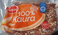 Mängden socker i Ohut 100% Kaura