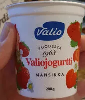 Mängden socker i Valiojogurtti Mansikka