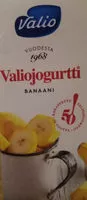 Mängden socker i Valiojogurtti - Banaani