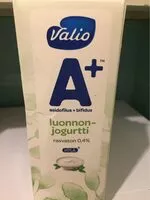 Mängden socker i A+ Luonnonjogurtti