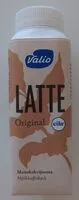Mängden socker i Latte original maitokahvijuoma