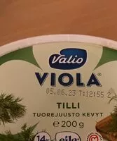 Mängden socker i Viola tilli tuorejuusto levat