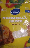 Mängden socker i Mozarellajuusto raaste