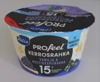 Mängden socker i PROfeel Kerrosrahka Vanilja & Mustikkapiirakka