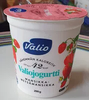 Mängden socker i Mansikka - Metsämansikka 42 Valiojogurtti