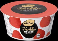 Mängden socker i Valio Herkku mousse mansikka rahkavaahto
