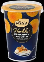 Mängden socker i Valio Herkku Kermainen jogurtti crème brulée