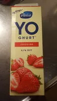 Mängden socker i yoghurt jordgubb