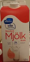 Mängden socker i Standardmjölk