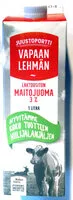 Mängden socker i Vapaan lehmän laktoositon maitojuoma 3%
