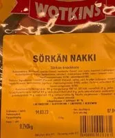 Mängden socker i Sörkän nakki