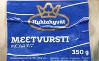Mängden socker i Huhtahyvät meetwursti