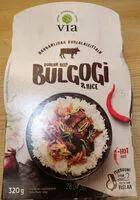 Mängden socker i Bulgogi Korean beef & rice