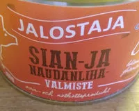 Mängden socker i Sian ja naudanliha valmiste