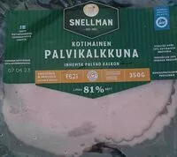 Mängden socker i Kotimainen palvikalkkuna