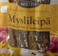 Mängden socker i Myslileipä
