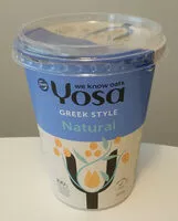 Mängden socker i Yosa Greek style Natural