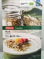 Mängden socker i Luomumysli