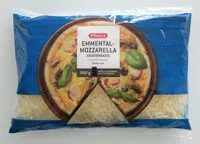 Mängden socker i Emmental-mozzarella juustoraaste