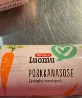Mängden socker i Luomu porkkanasose