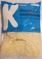 Mängden socker i Emmental juustoraaste