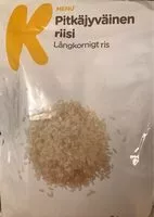 Mängden socker i Pitkäjyväinen riisi