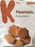 Mängden socker i Piparkakku