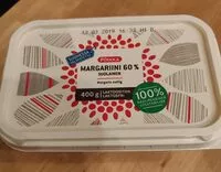 Mängden socker i Margariini 60% suolainen