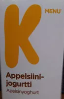 Mängden socker i Appelsiini jogurtti